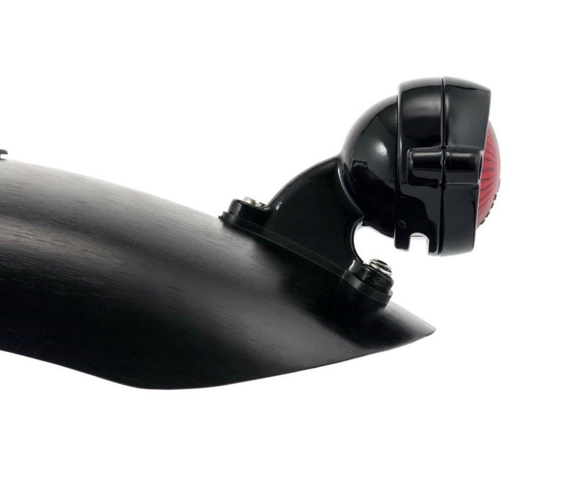 Motone Shorty Rear Fender - Black Anodized - Predrilled - Triumph Bonneville, Thruxton and Scrambler 2001 - 2015