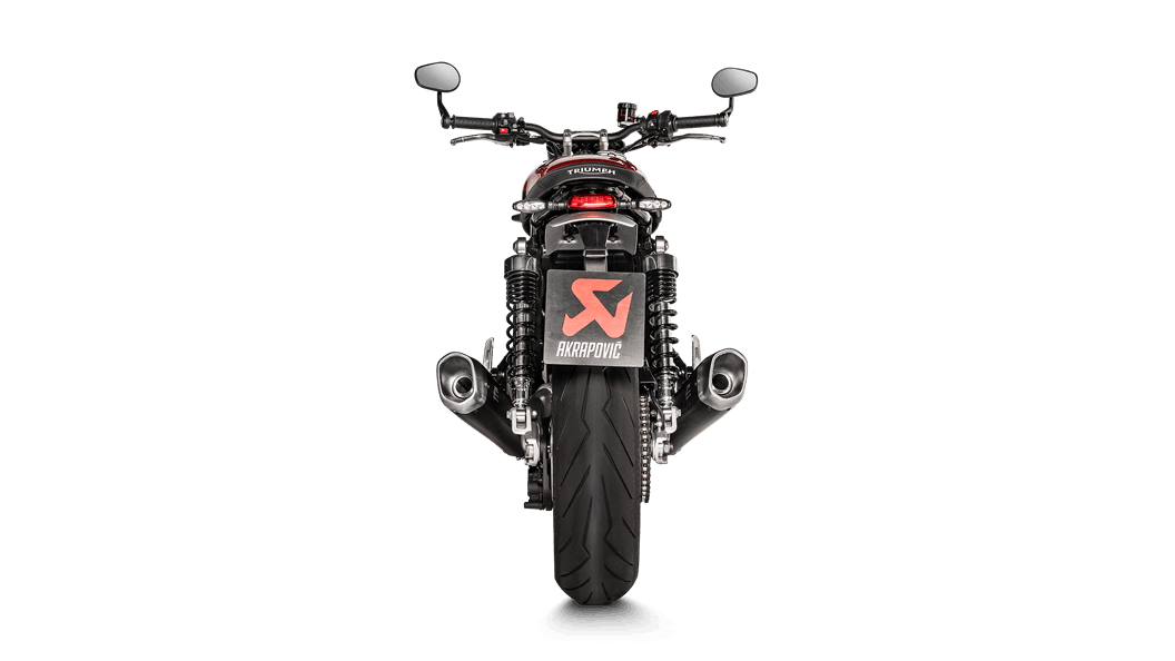 Akrapovic Titanium Slip Ons - Triumph Thruxton R / Speed Twin