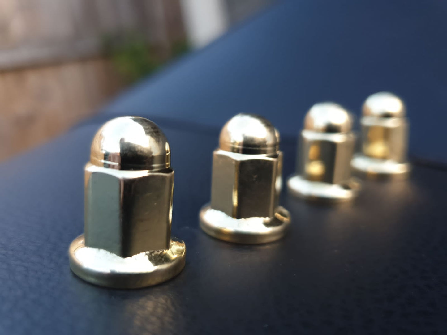 Motone Brass Magnum Force Exhaust Clamp Nuts - Triumph Modern Classics