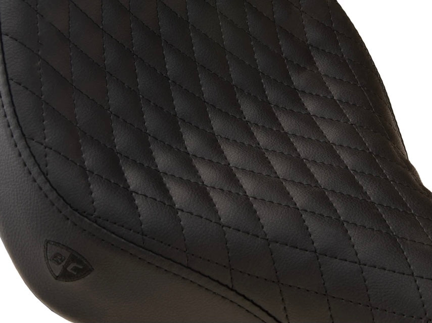 British Customs DIAMOND STITCH GEL SEAT FOR BONNEVILLE BOBBER