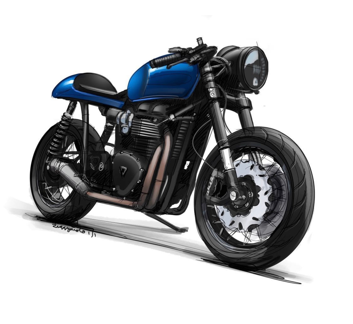 A&J Cycles Bike Sketch Sticker Pack