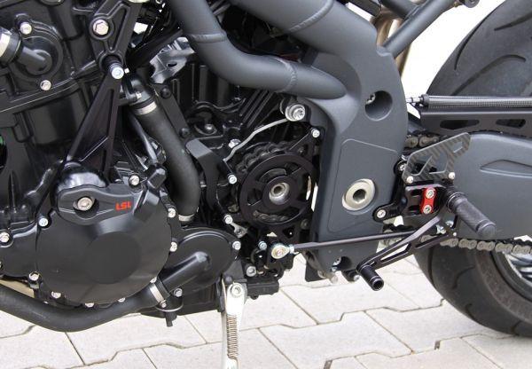 LSL Billet Sprocket Cover - 2011+ Speed Triple - Silver