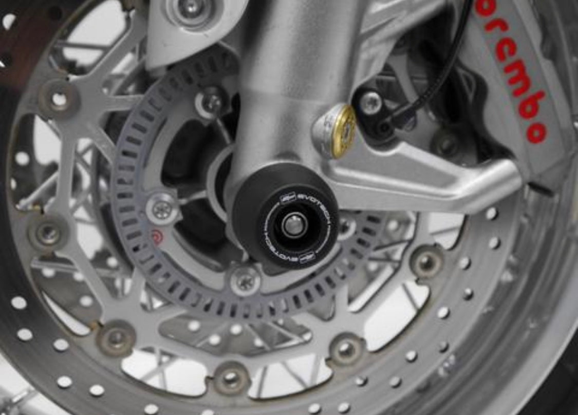 Evotech Performance Front Axle Bobbins / Crash Protection - Triumph Twins
