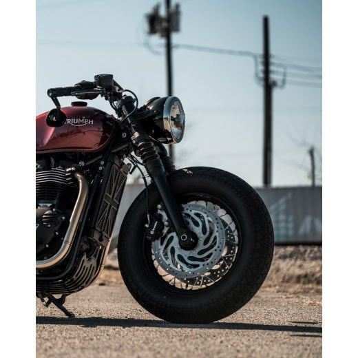 Motone Defender Sump Guard / Skid Plate - Black or Silver - Triumph Bobber / Bobber Black