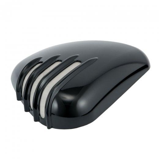 Motone Ribbed Side Covers - Triumph Street Twin / Street Cup / T100 - Matte Black