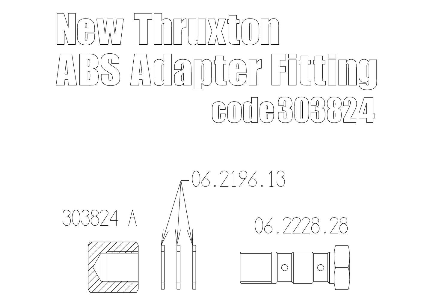 Free Spirits ABS Brake Line Link / Extender