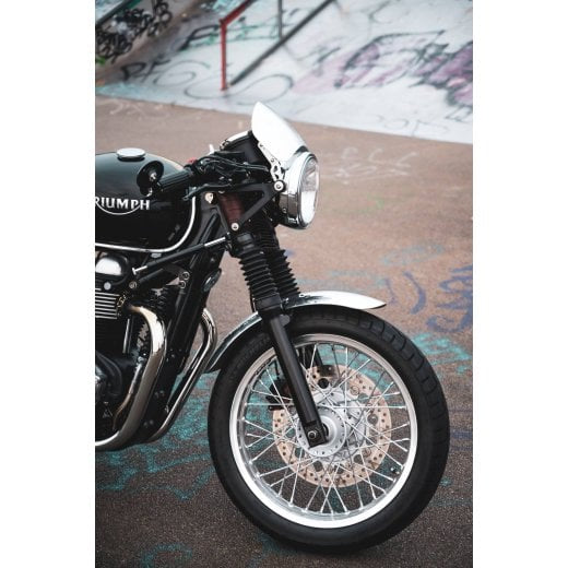 Motone Microblade Aluminum Flyscreen - Brushed