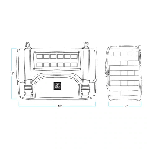 Biltwell Exfil-36 Saddlebags - Black