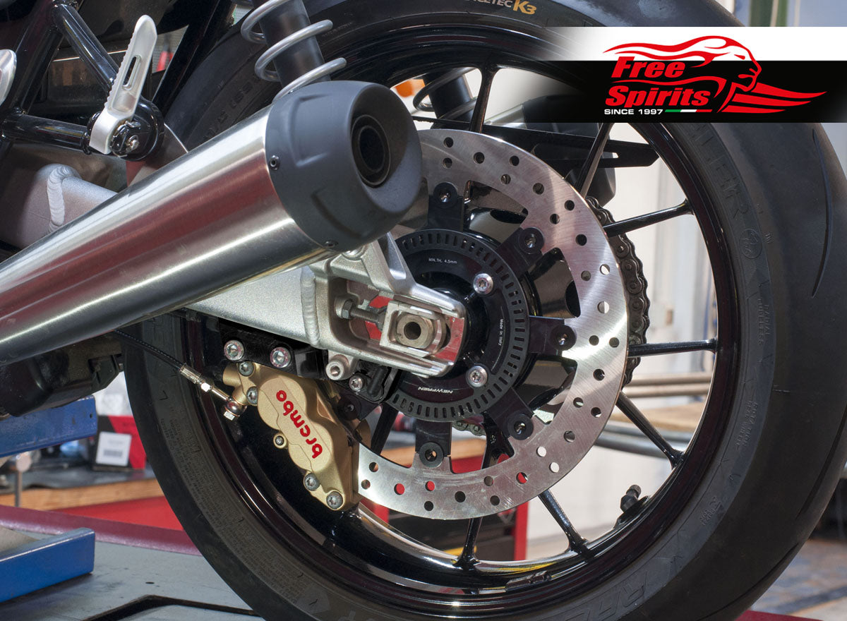 Free Spirits Brembo Rear Brake Upgrade Kit - Thruxton RS and 22+ Speed Twin