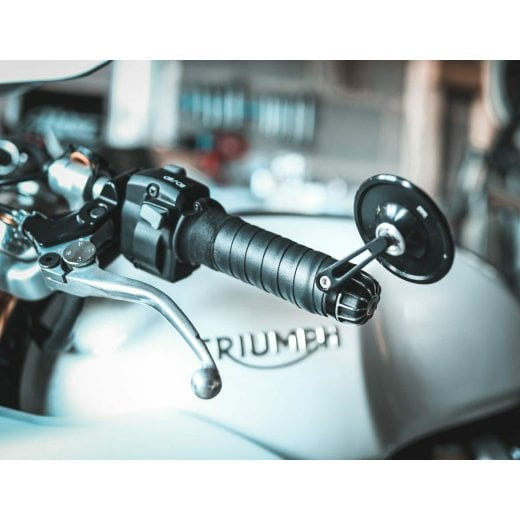 Motone Gemini Bar Ends - Black / Contrast