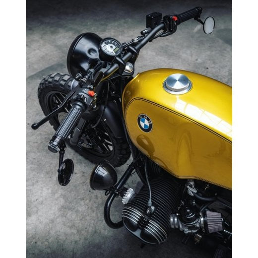 Motone BMW Airhead Billet Gas Cap - Brushed Aluminum