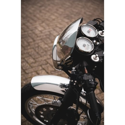 Motone Microblade Aluminum Flyscreen - Brushed
