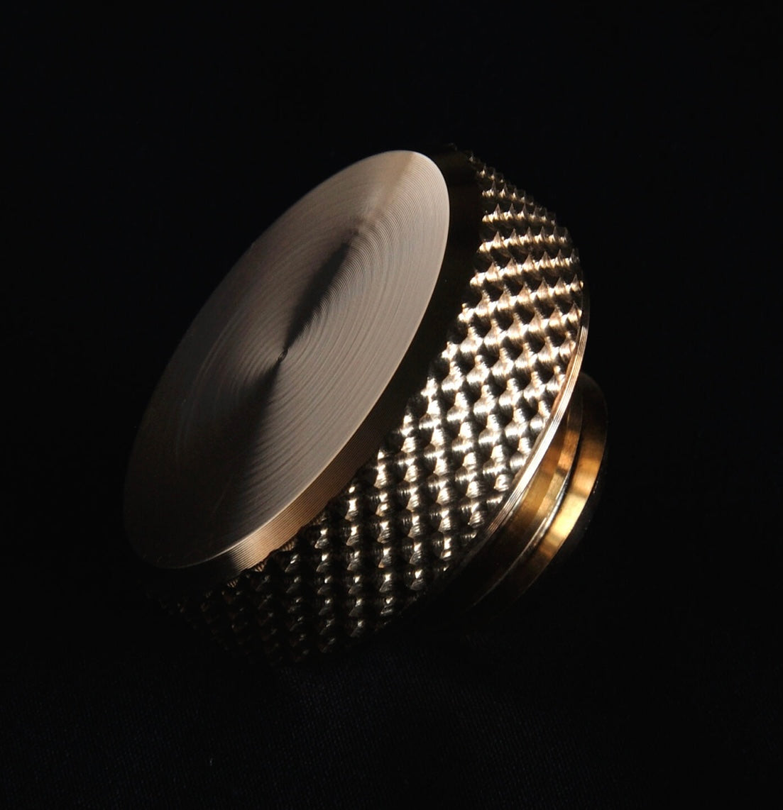 Vice Motorcycles Oil Fill Cap - Diamond Knurl - Brass