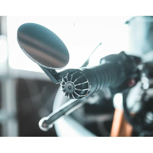 Motone Gemini Bar Ends - Black / Contrast