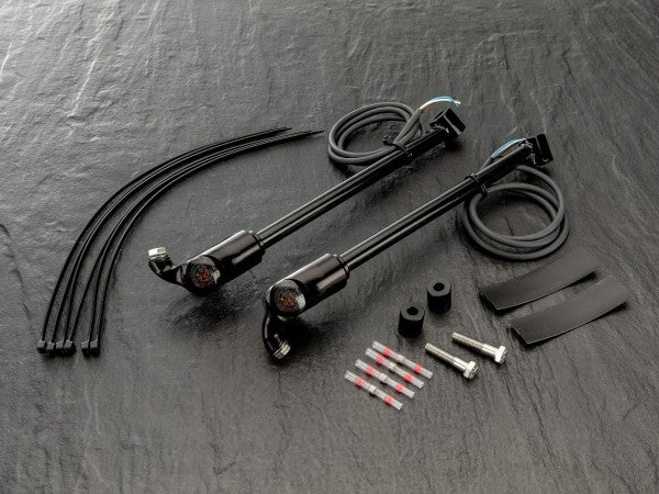 Wunderkind Customs Fender Strut Kit with LED Turn Signals - Universal