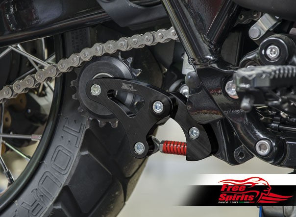 Free Spirits Dynamic Chain Tensioner - 2016+ Triumph Street Twin, Street Cup, Street Scrambler, T100 and T120