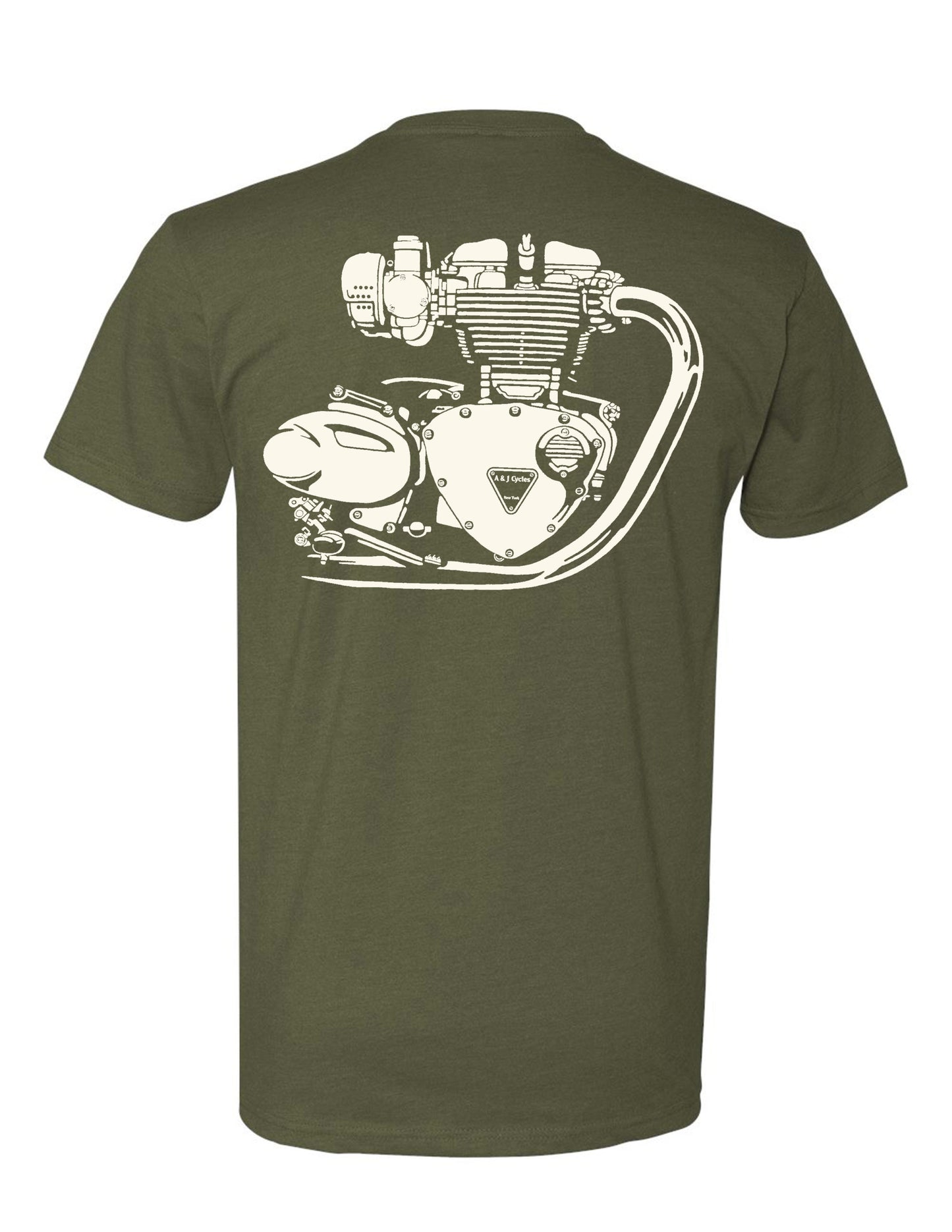 A&J Cycles “1200” T-Shirt - Military Green