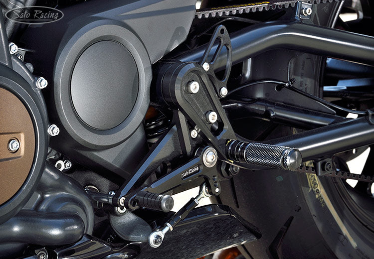 Sato Racing Rearsets - 2022+ Harley Davidson Sportster S