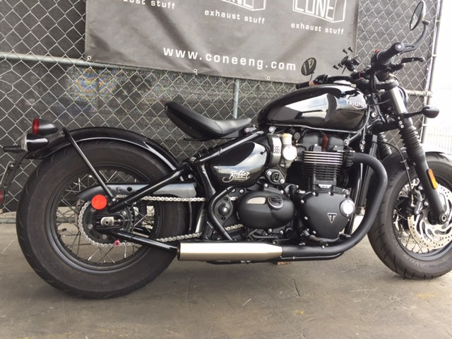Cone Engineering Bullet Muffler Triumph Bobber / Bobber Black