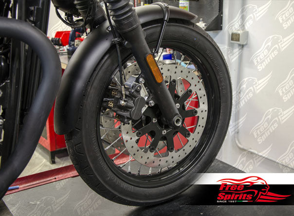 Free Spirits 340MM Floating Rotor Upgrade Kit - 2016-2020 Triumph Bonneville T120 / Thruxton 1200 Standard
