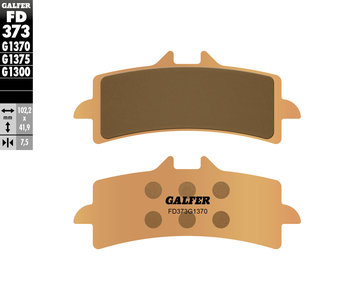 Galfer Sintered HH Brake Pads - Front - 2016+ Triumph Thruxton R / RS, Speed Twin 1200, Scrambler 1200 - FD373G1370