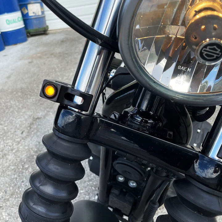 Joker Machine Rat Eye Fork Mount LED Turn Signals - 41MM