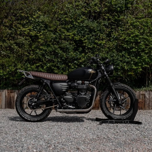 Motone Skirmish Mini Rack / Grab Rail - Street Twin, T100, T120 - Polished