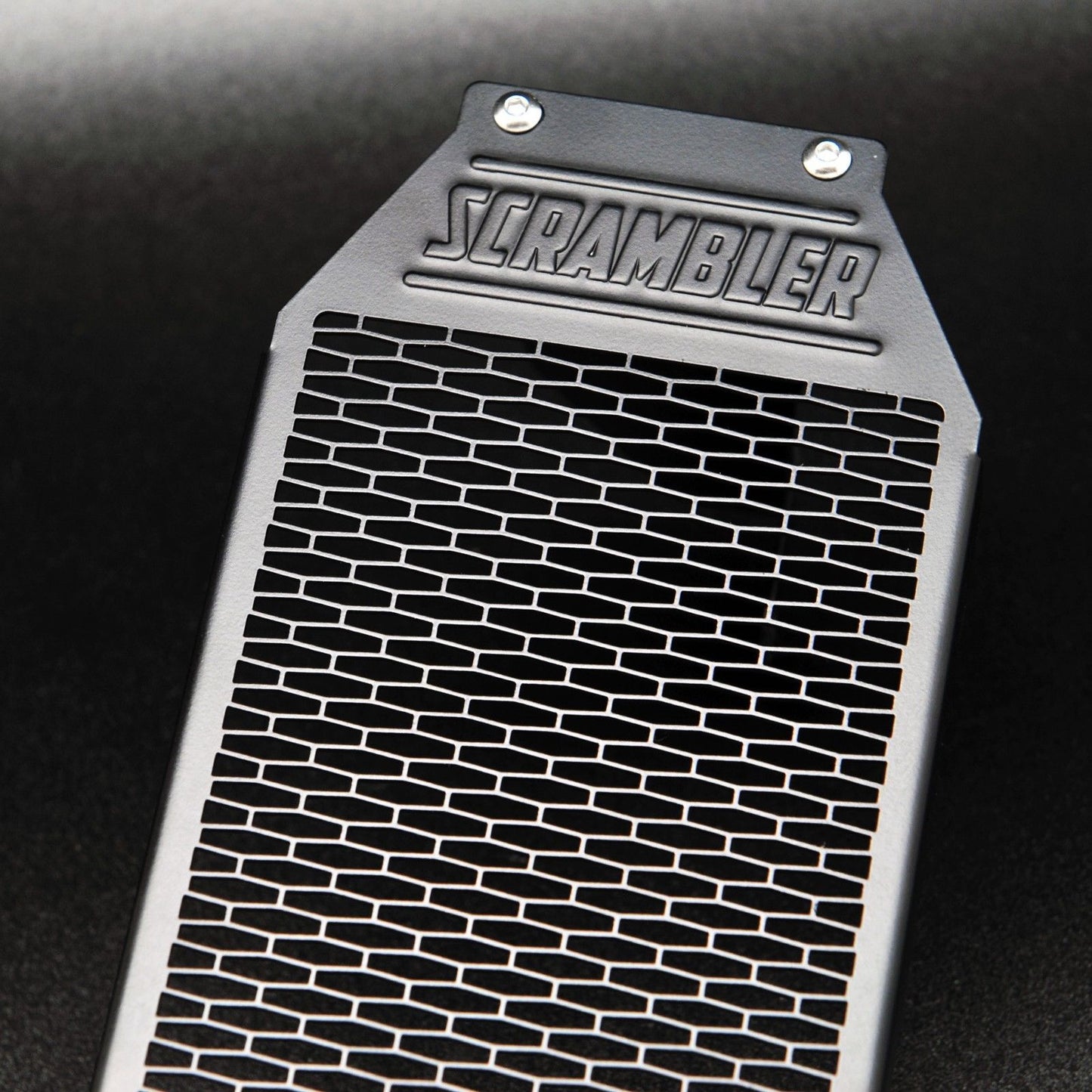 Super Corse Oil Cooler Cover - Ducati Scrambler - Silver or Black