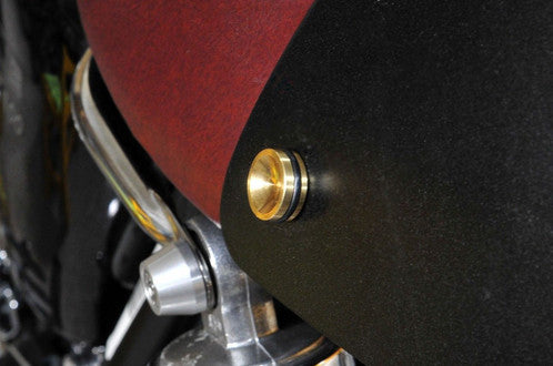 Super Corse Seat Cowl Bolts - Triumph Thruxton - Black, Silver or Brass