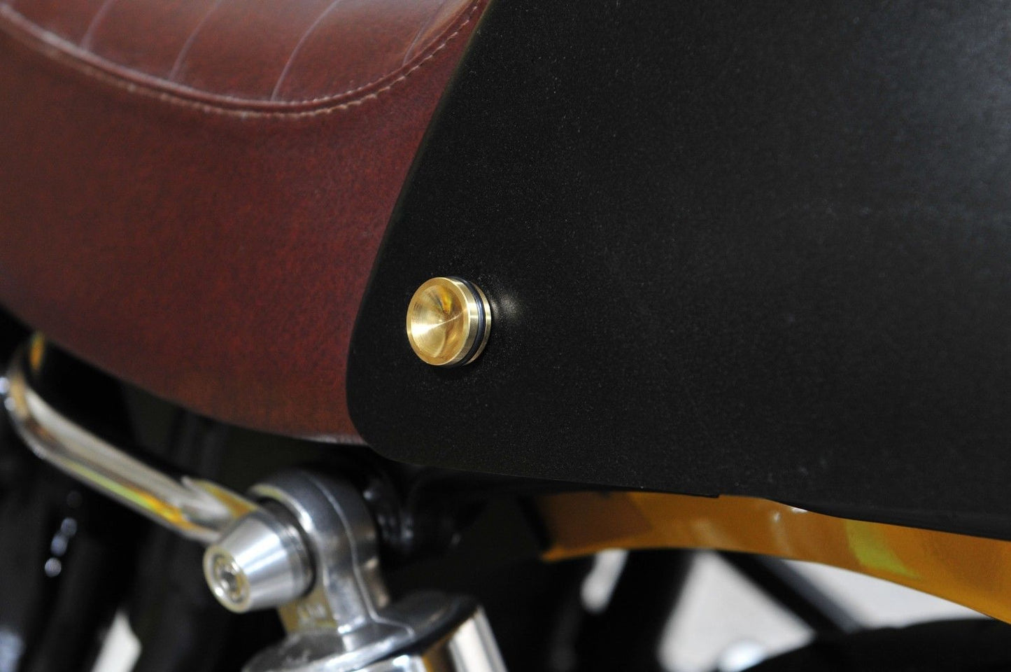 Super Corse Seat Cowl Bolts - Triumph Thruxton - Black, Silver or Brass