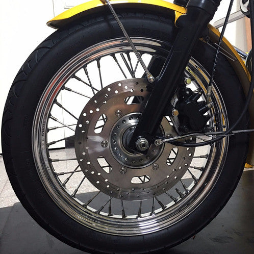 Super Corse Titanium Front and Rear Rotor Bolt Kits - Bonneville, Scrambler, Thruxton, Street Twin, Thruxton R, T100, T120