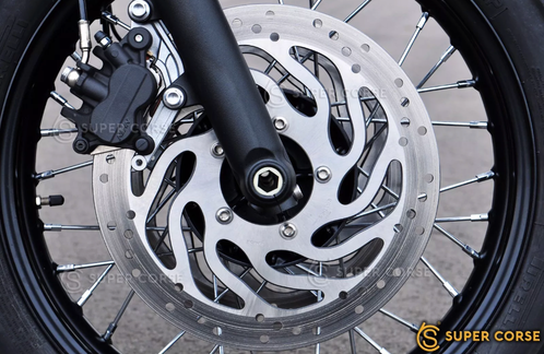 Super Corse Titanium Front and Rear Rotor Bolts - 2016+ Triumph Twins with Single Front Disk
