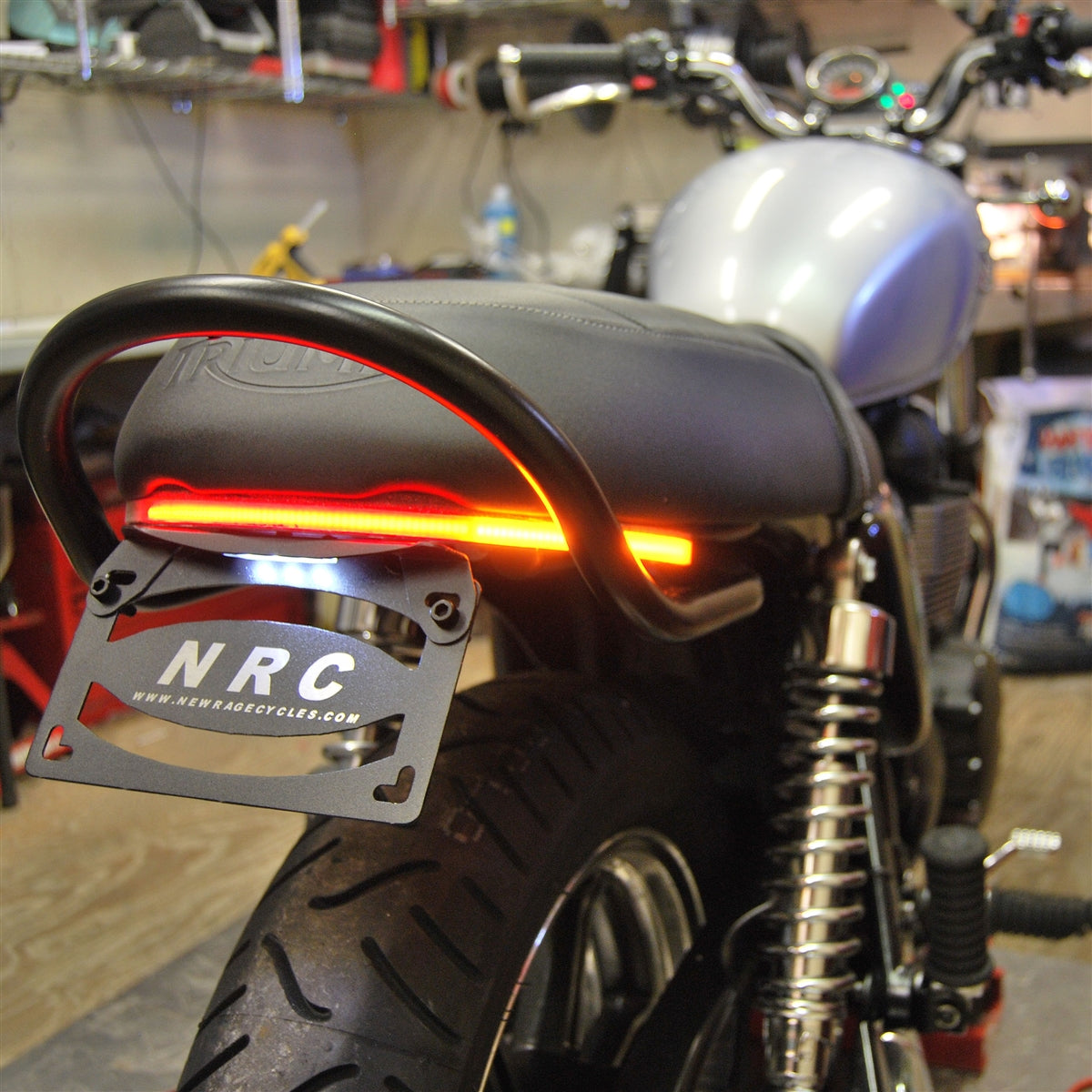 New Rage Cycles LED Fender Eliminator Kit - 2001 - 2015 Triumph Bonneville / Scrambler