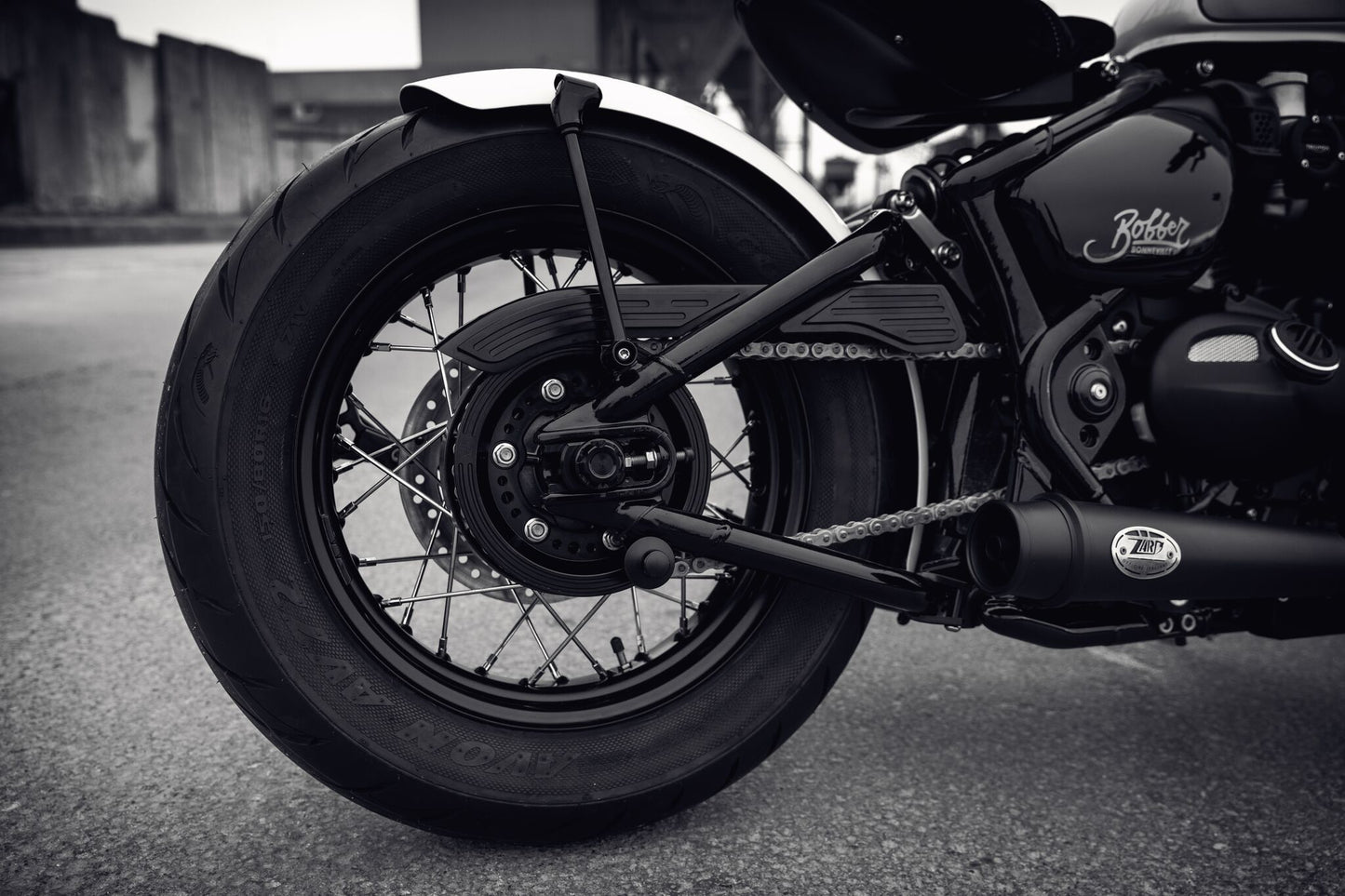 Wunderkind Custom Chain Guard Covers - Triumph Bobber / Speedmaster