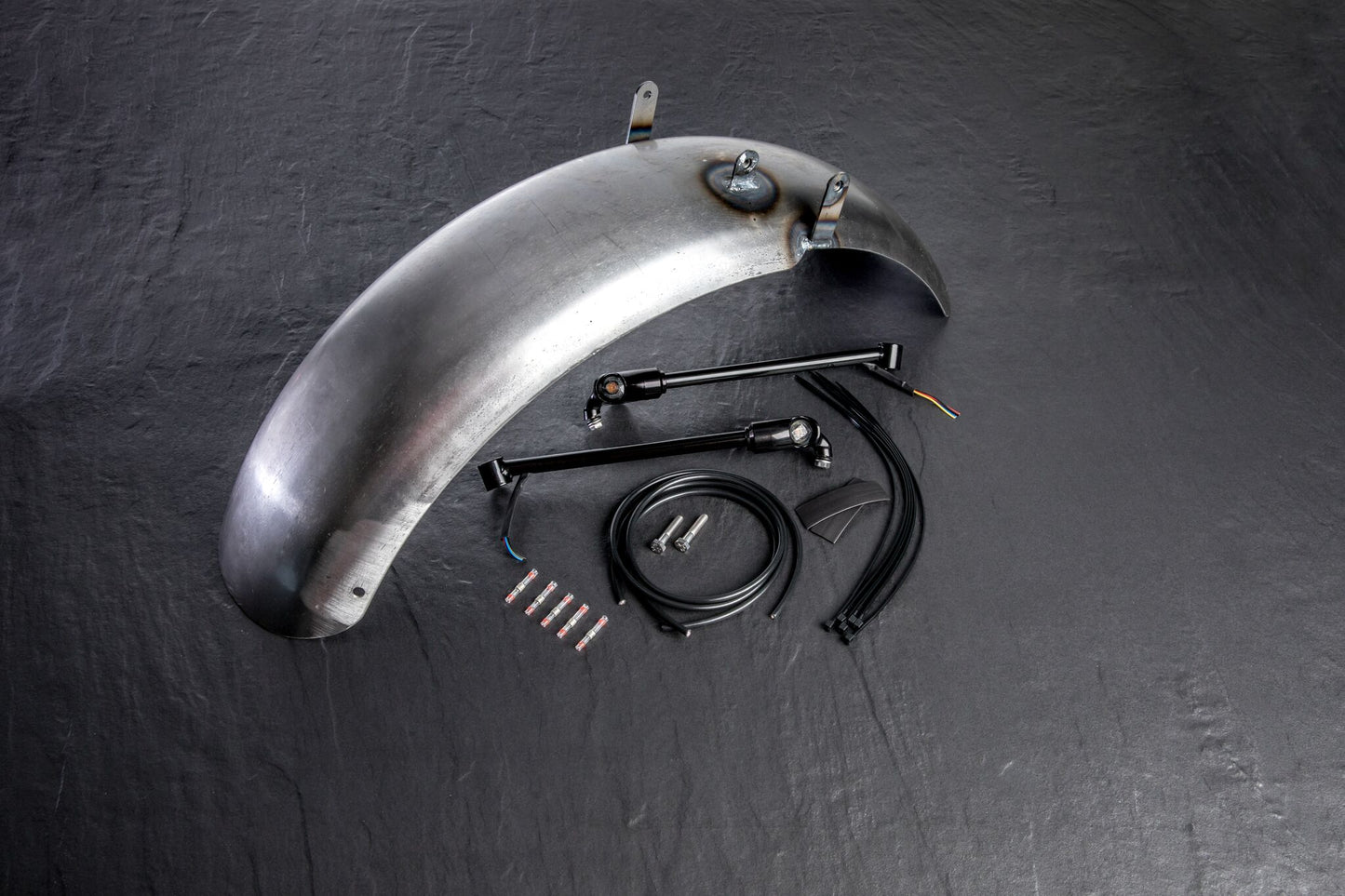 Wunderkind Custom Rear Fender Kit with Taillight/Turn Signals - Triumph Bobber