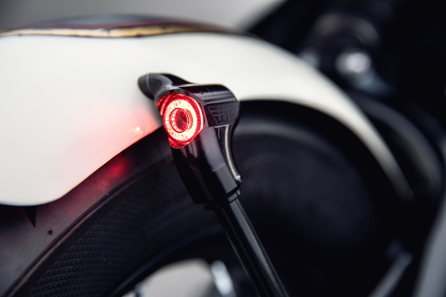 Wunderkind Custom Rear Fender Kit with Taillight/Turn Signals - Triumph Bobber