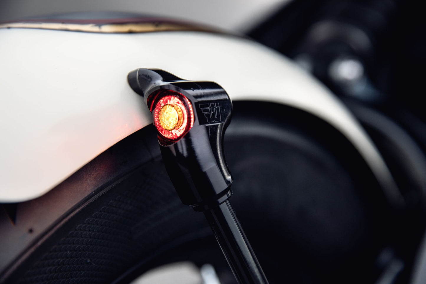 Wunderkind Custom Rear Fender Kit with Taillight/Turn Signals - Triumph Bobber