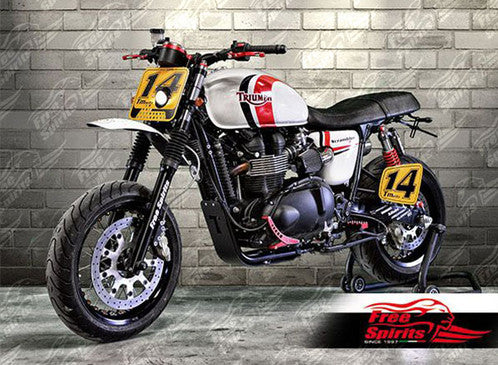 Free Spirits Plexiglass Number Plates - Triumph Classics