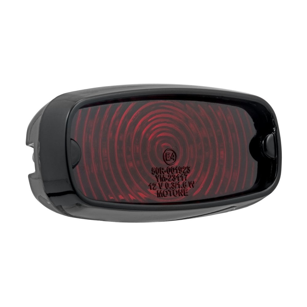 Motone GORT LED Tail Light - Gloss Black