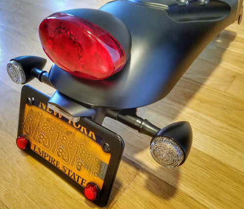 Motone Billet Turn Signal Adapters - 8MM Signals - 2016+ Triumph Classics