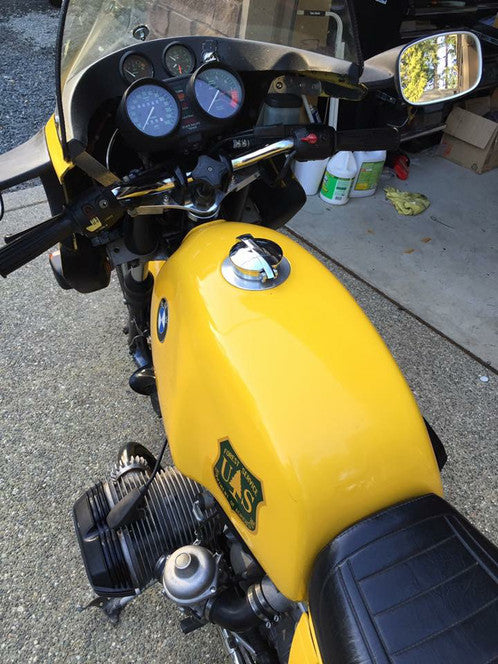 Motone Classic BMW R-Series Monza Gas Cap with Adapter