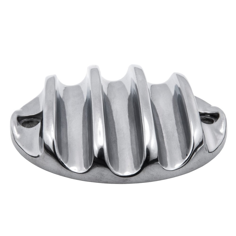 Motone Customs Ribbed ACG Cover - Polished