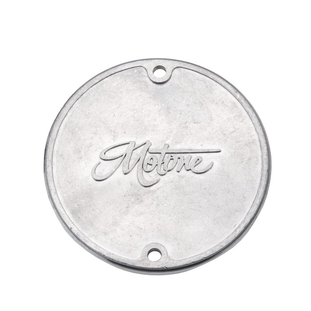 Motone Customs Ribbed ACG Cover - Polished