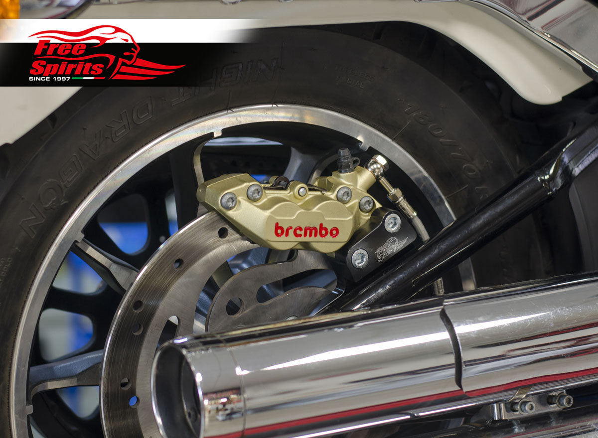 Free Spirits Brembo Rear Brake kit - Harley Davidson Softail 2018+