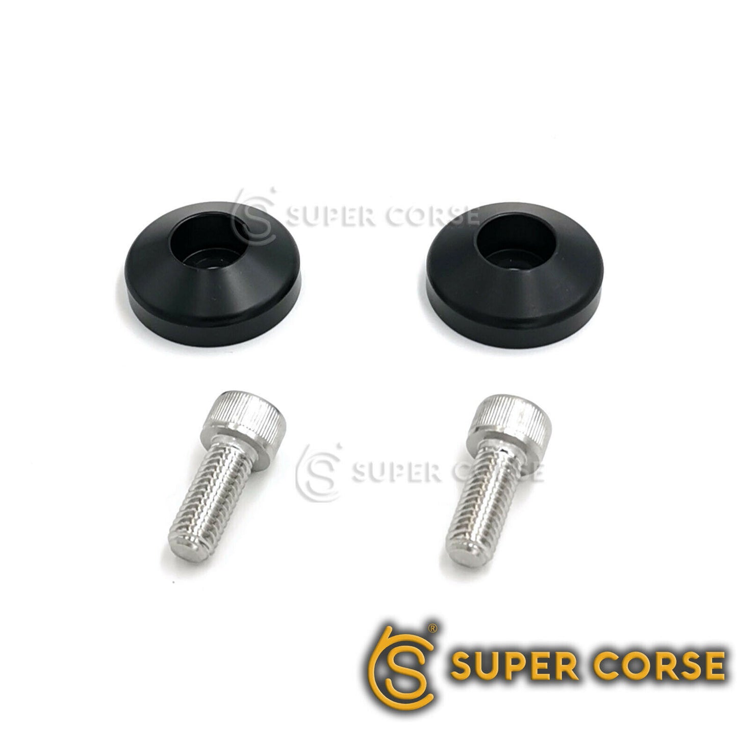 Super Corse Headlight Bolt Dress Up Bolt Kit - Black