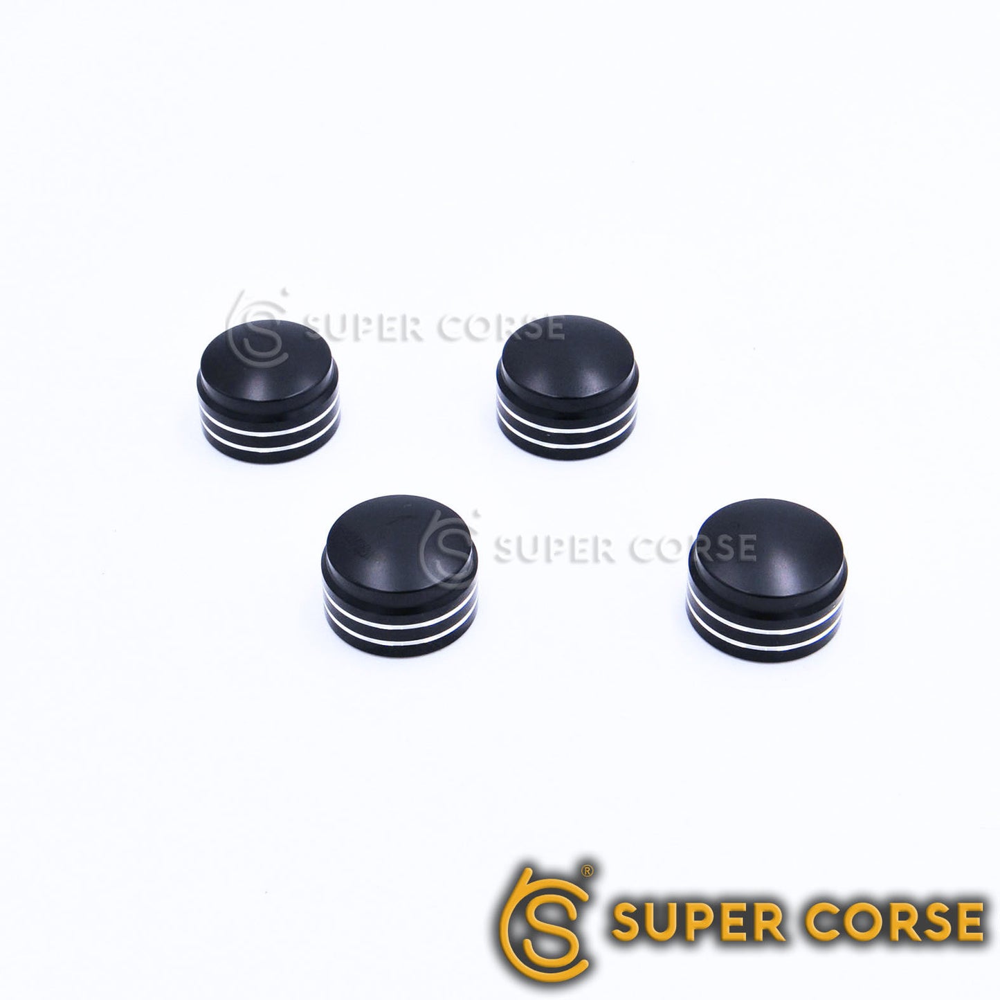 Super Corse Headbolt Covers / Dress Up Kit - Black w/ Silver