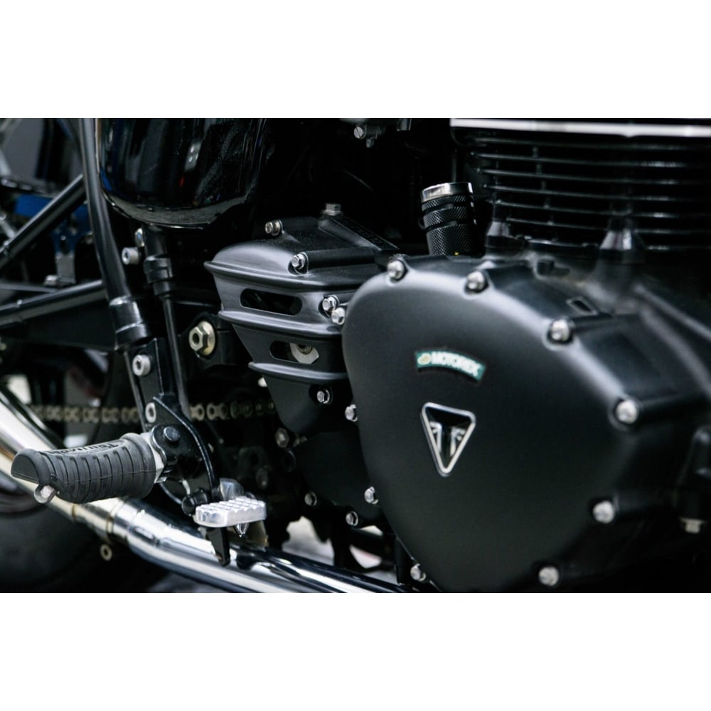Motone Ribbed Sprocket Cover - Black