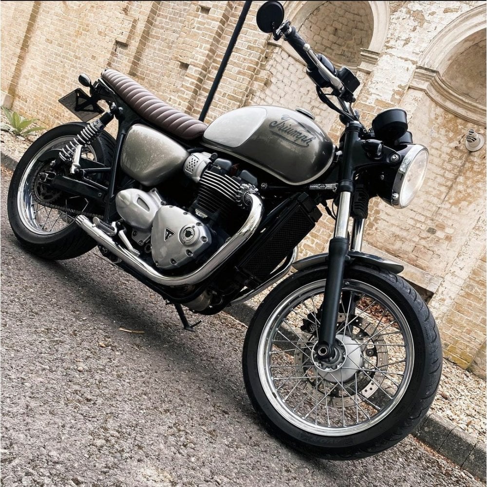 Motone "Jupiter-2" Exhaust Tip Kit - Bonneville T100 / T120 - Polished
