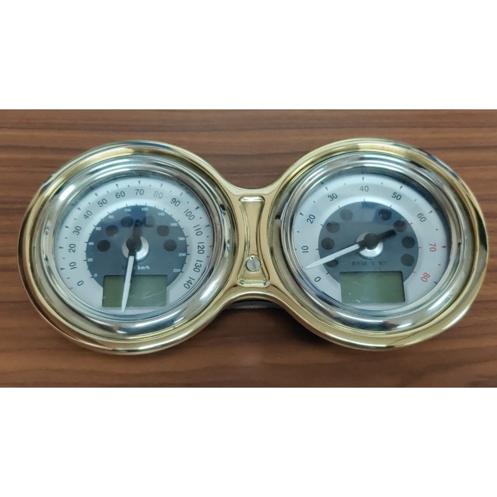 Motone The Speed Cuff - Speedo Cover - 2016+ T120/T100/Speed Twin/Thruxton - BRASS