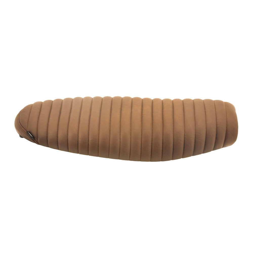 Motone The Viper- Low Profile Skinny Ribbed Seat - Rare Earth Brown - 2016+ Triumph Classics
